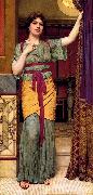 John William Godward Pompeian Lady Germany oil painting artist